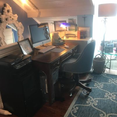 Home Office, Interior, Wood Texture Flooring