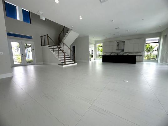 Interior, Kitchen, Marble, Recessed Lighting