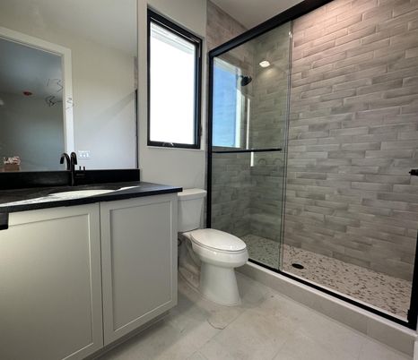 Bathroom, Glass Shower, Interior