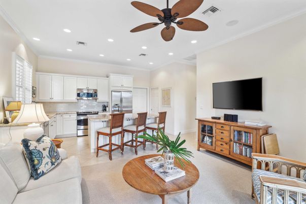 Interior, Kitchen, Living room, Recessed Lighting, Stainless Steel Appliances