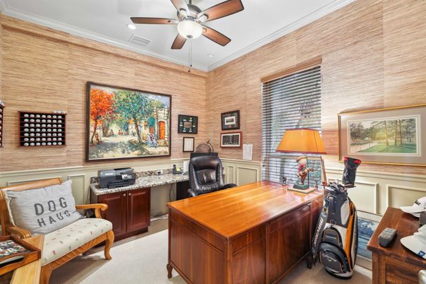 Home Office, Interior, Recessed Lighting