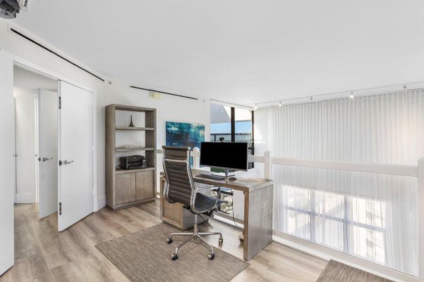 Home Office, Interior, Wood Texture Flooring