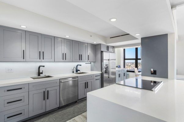 Interior, Kitchen, Recessed Lighting, Stainless Steel Appliances