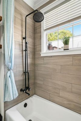 Bathroom, Interior, Wooden Walls