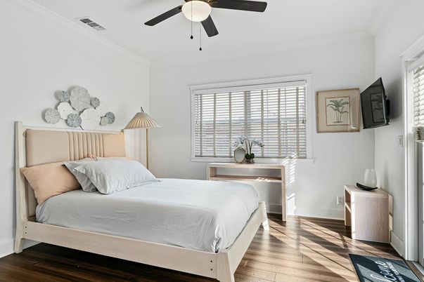 Bedroom, Interior, Wood Texture Flooring