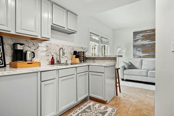 Interior, Kitchen, Marble Walls