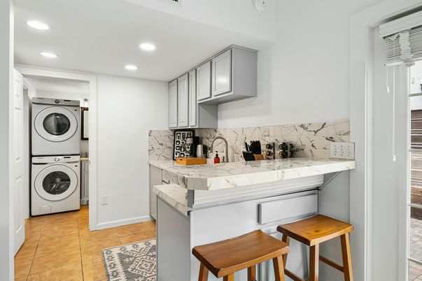 Interior, Kitchen, Recessed Lighting, Utility Closets, Washer