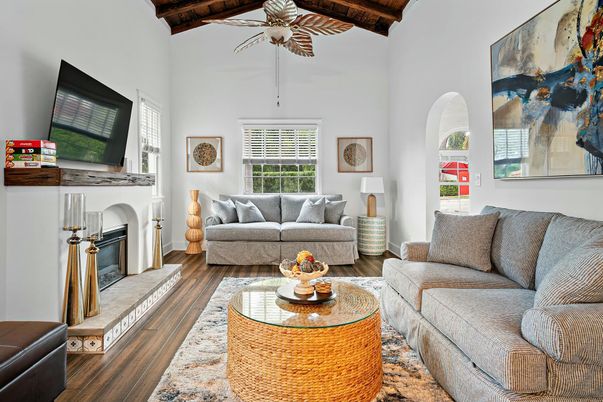Fireplace, Interior, Living room, Wooden Beams, Wooden Ceilings, Wood Texture Flooring