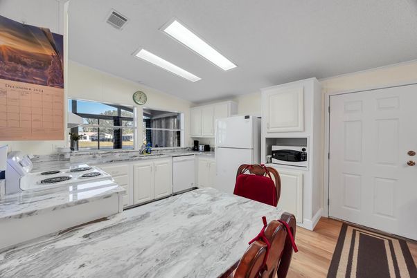 Interior, Kitchen, Wood Texture Flooring