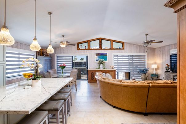 Dining room, Interior, Living room, Pendant Lights, Wooden Walls