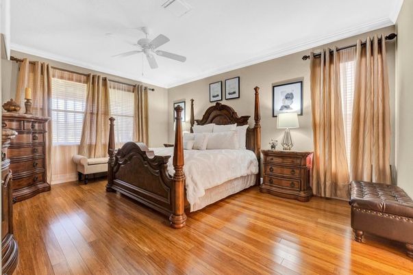 Bedroom, Interior, Wood Texture Flooring