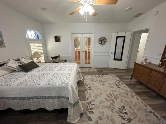 Bedroom, Interior, Wood Texture Flooring