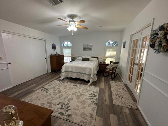 Bedroom, Interior, Wood Texture Flooring