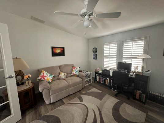 Home Office, Interior, Wood Texture Flooring