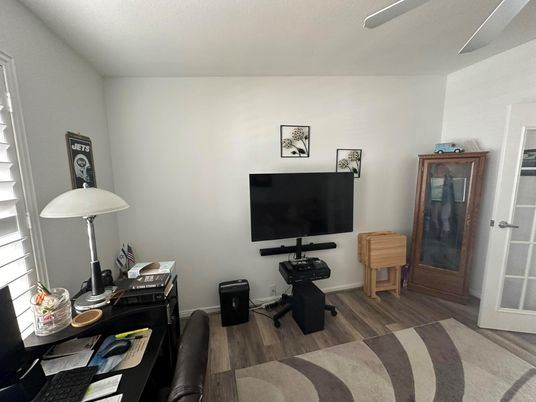Home Office, Interior, Wood Texture Flooring