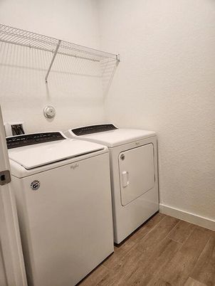 Interior, Utility Closets, Washer, Wood Texture Flooring