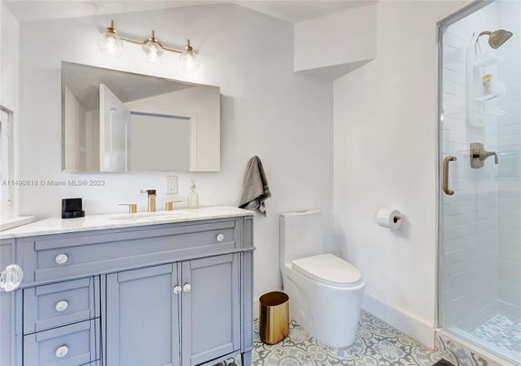 Bathroom, Glass Shower, Interior