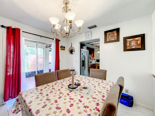 Chandelier, Dining room, Interior