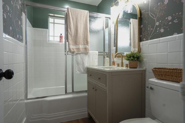 Bathroom, Glass Shower, Interior