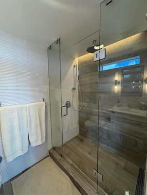 Bathroom, Glass Shower, Interior