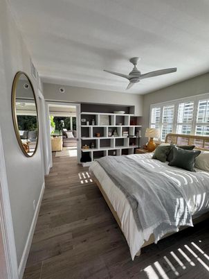 Bedroom, Interior, Wood Texture Flooring