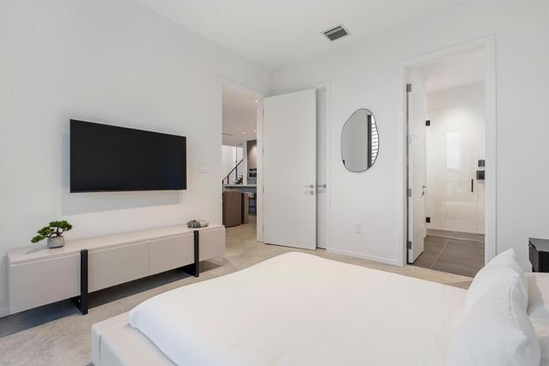Bedroom, Interior, Recessed Lighting