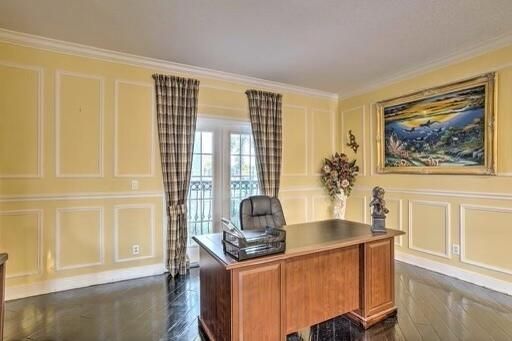 Home Office, Interior, Wood Texture Flooring