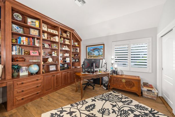 Home Office, Interior, Wood Texture Flooring