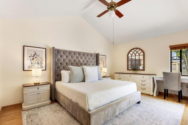 Bedroom, Home Office, Interior, Wood Texture Flooring