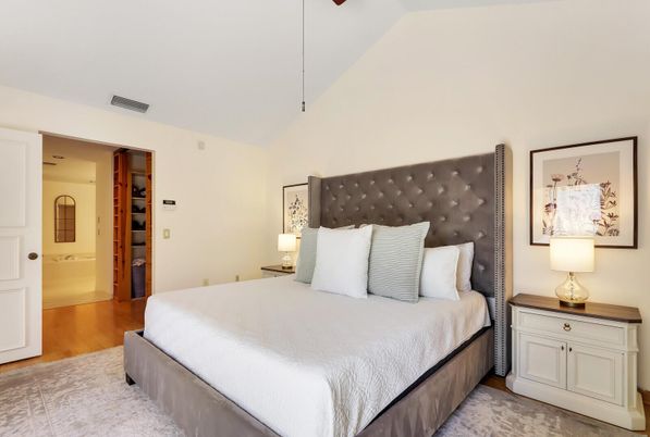 Bedroom, Interior, Wood Texture Flooring