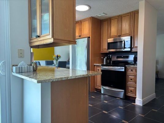 Interior, Kitchen, Recessed Lighting, Stainless Steel Appliances