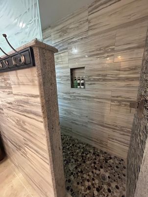 Bathroom, Interior, Recessed Lighting