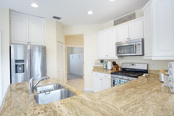 Interior, Kitchen, Recessed Lighting, Stainless Steel Appliances