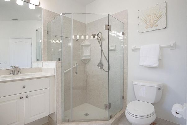 Bathroom, Glass Shower, Interior