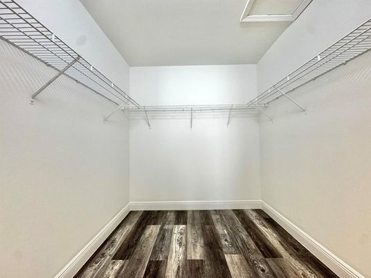 Interior, Walk-in Closets, Wood Texture Flooring