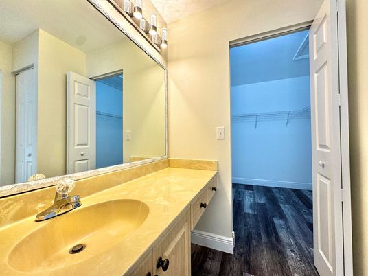 Bathroom, Interior, Walk-in Closets, Wood Texture Flooring