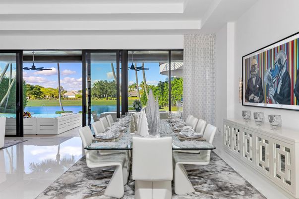 Dining room, Interior, Marble, Water