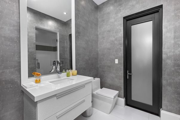 Bathroom, Interior, Recessed Lighting