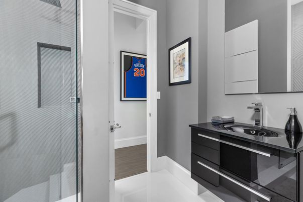 Bathroom, Interior, Wood Texture Flooring