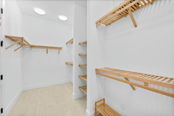 Interior, Walk-in Closets, Wood Texture Flooring