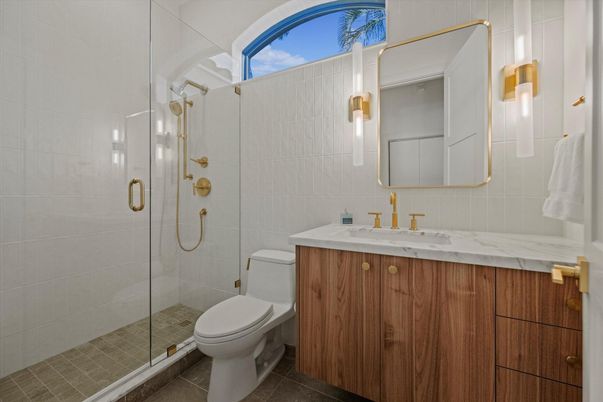 Bathroom, Glass Shower, Interior