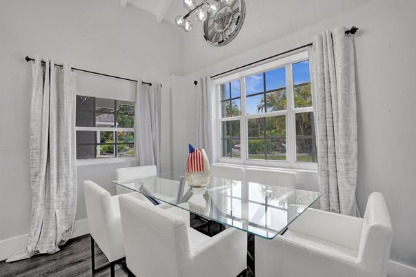 Dining room, Interior, Wood Texture Flooring