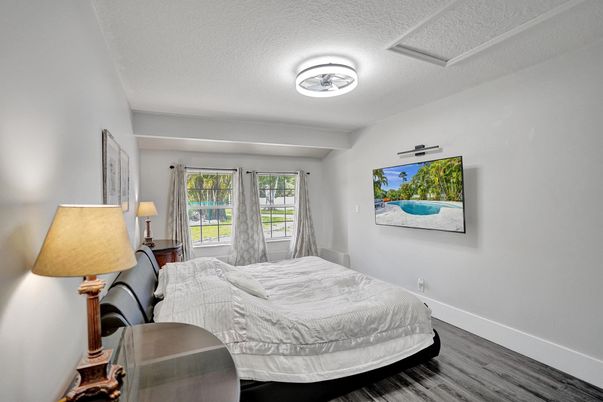 Bedroom, Interior, Wood Texture Flooring