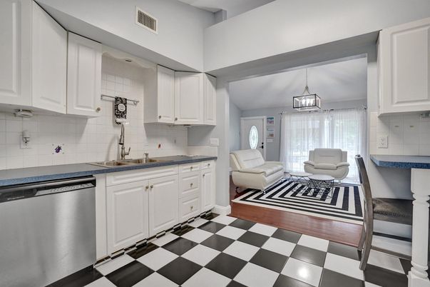 Interior, Kitchen, Living room, Pendant Lights, Stainless Steel Appliances