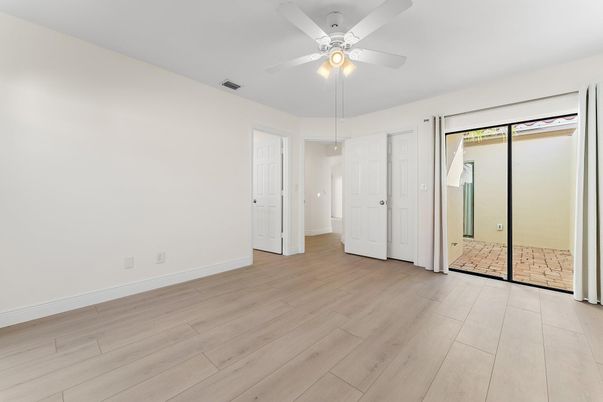 Bathroom, Empty room, Interior, Wood Texture Flooring