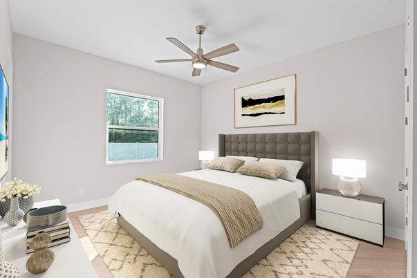 Bedroom, Interior, Wood Texture Flooring