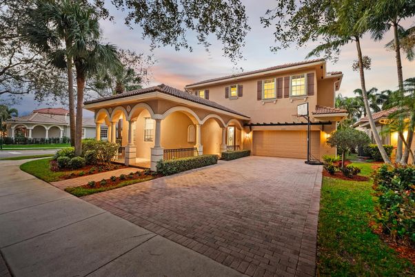 Attached, Backyard, Exterior, Facade, Mediterranean