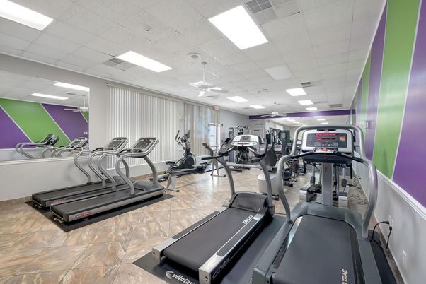 Fitness Equipment, Gym, Interior, Recessed Lighting