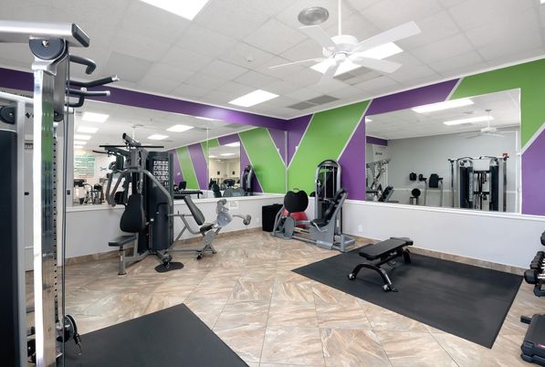 Fitness Equipment, Interior, Recessed Lighting