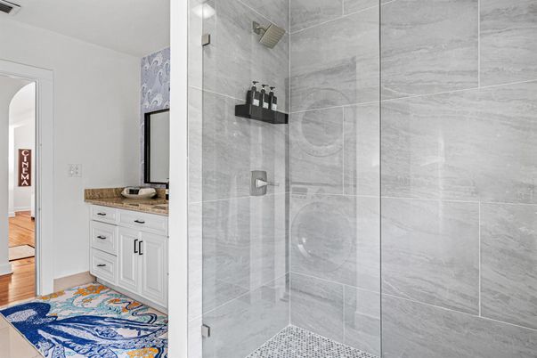 Bathroom, Glass Shower, Interior